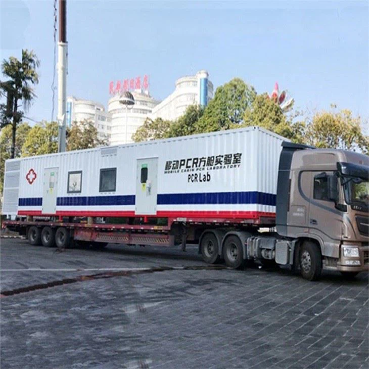 Composite de laboratoire mobile de conteneur PCR